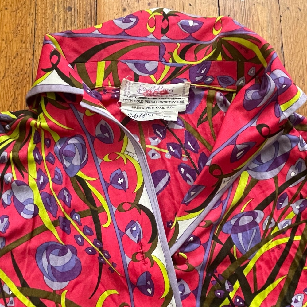 1960’s XS PUCCI Silk Shirt